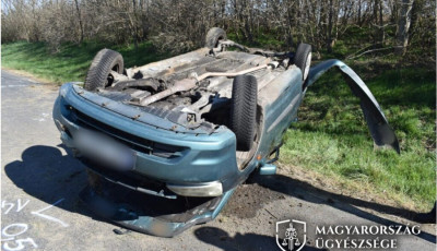 Balesetet okozott az embercsemp&eacute;sz menek&uuml;l&eacute;s k&ouml;zben