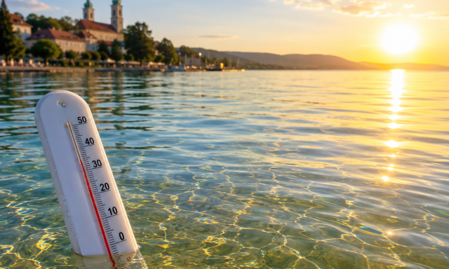 Term&aacute;lf&uuml;rdőv&eacute; v&aacute;ltozott a Balaton? D&ouml;bbenetes v&iacute;zhőm&eacute;rs&eacute;kletet m&eacute;rtek Keszthelyn&eacute;l
