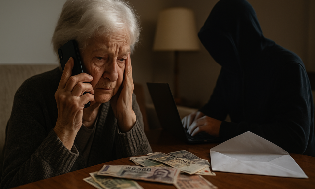 &Uacute;jra megjelentek a megy&eacute;ben az unok&aacute;z&oacute;s csal&oacute;k, egy 82 &eacute;ves n&eacute;nit 5 milli&oacute; forinttal h&uacute;ztak le