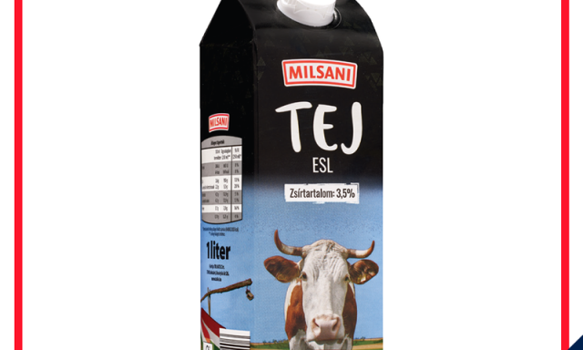 Savany&uacute; az ALDI egyik teje, blokk n&eacute;lk&uuml;l visszaveszik