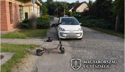 Szab&aacute;lytalan rollerez&eacute;s Sopron k&ouml;rny&eacute;k&eacute;n: s&uacute;lyos s&eacute;r&uuml;l&eacute;sekkel z&aacute;rult az eset