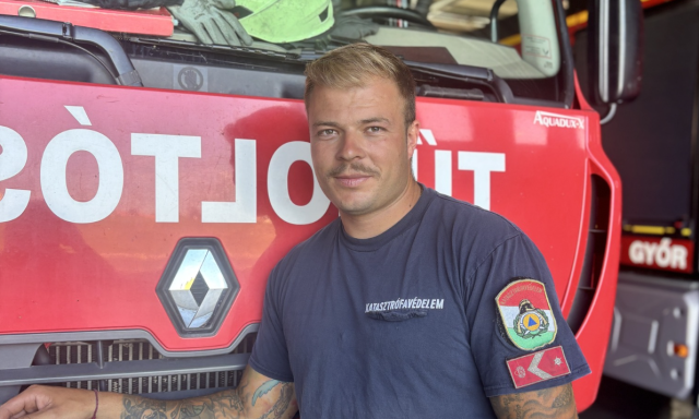 &Eacute;letet mentett egy győri szabadnapos tűzolt&oacute;