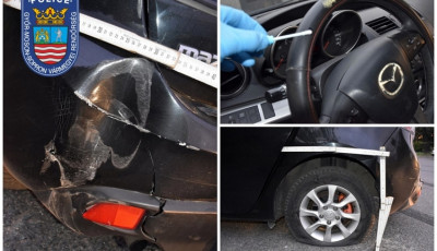 J&oacute; m&oacute;k&aacute;nak tűnt m&aacute;s kocsij&aacute;val sz&aacute;guldozni, a vas&uacute;ti s&iacute;n &aacute;ll&iacute;totta meg őket