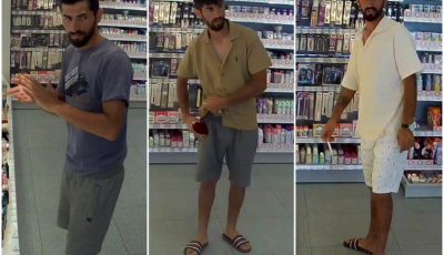 Parf&uuml;mtolvajt keresnek a soproni rendőr&ouml;k - Felismered?