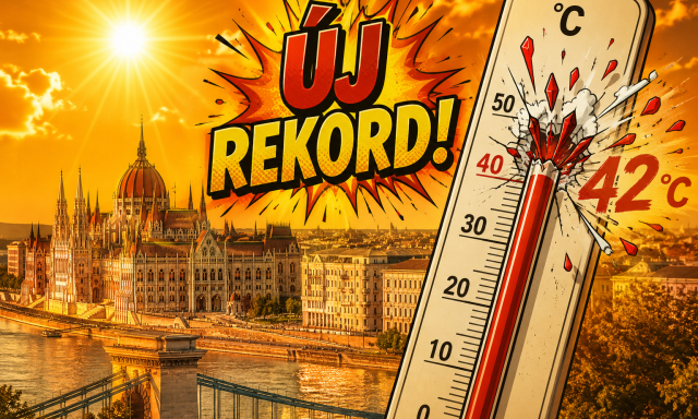 Megdőlt az abszol&uacute;t melegrekord Magyarorsz&aacute;gon