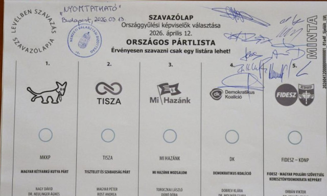 Mi t&ouml;rt&eacute;nik a lev&eacute;lszavaz&aacute;sn&aacute;l, ha idők&ouml;zben kiesik egy orsz&aacute;gos p&aacute;rtlista?