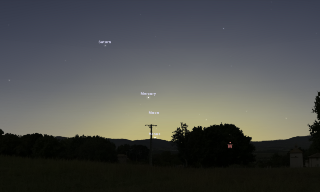 L&aacute;tv&aacute;nyos &eacute;gi egy&uuml;tt&aacute;ll&aacute;s j&ouml;n - A holdsarl&oacute; h&aacute;rom bolyg&oacute;val tal&aacute;lkozik