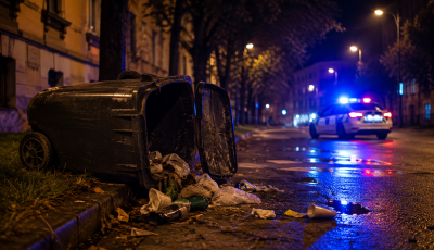 Megharapott egy rendőrt a győri kukarong&aacute;l&oacute;